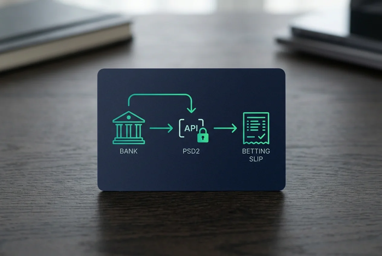Open banking platba přes Trustly - schéma A2A transakce mezi bankovním účtem a sázkovým operátorem